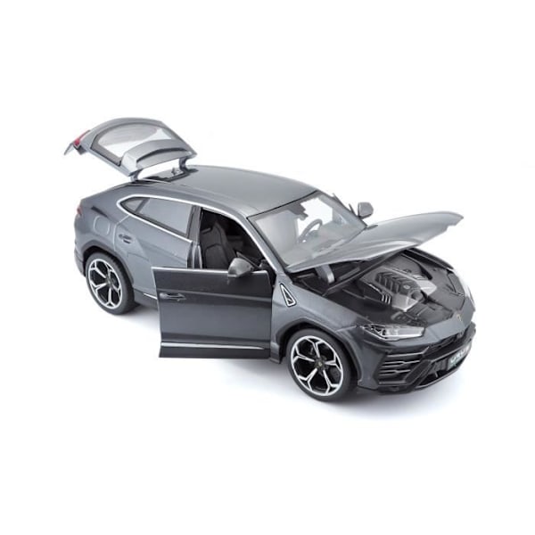Metallbil - BBURAGO - Lamborghini Urus - Grå - Skala 1/18 Grå
