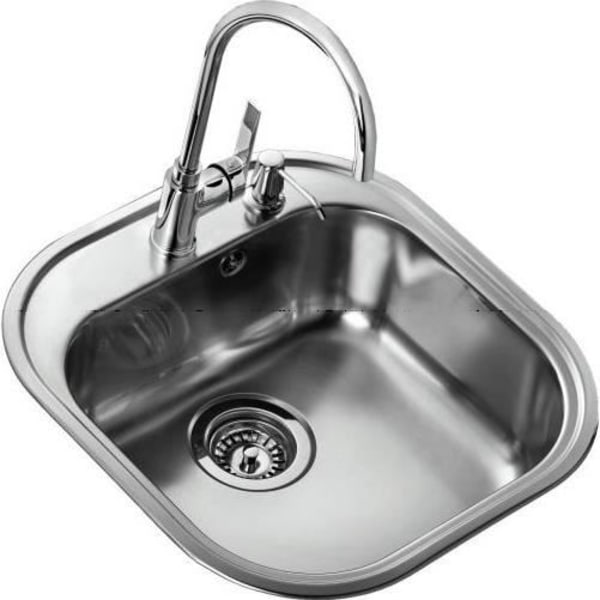 TEKA Vask Pack TEKAWAY STYLO 1C - IN 995 - 18/10 rustfrit stål - Svanehals
