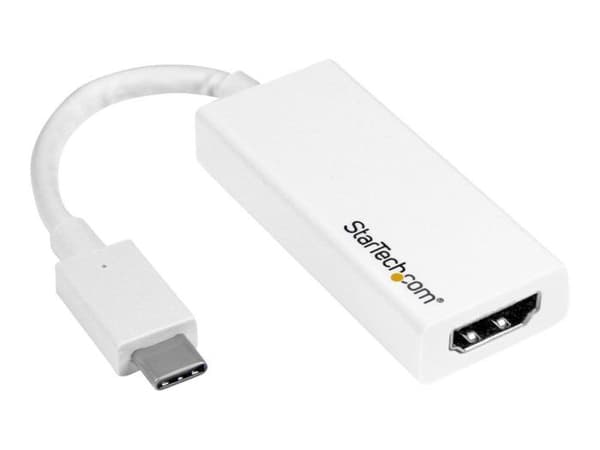 USB-C videoadapteri HDMI:lle - STARTECH.COM - Ultra HD 4K - Valkoinen - Uros/Naaras