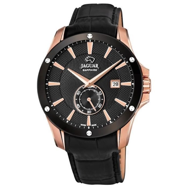 Klocka - Jaguar - Acamar J8821 - Svart - Läder - Kvarts - Analogisk Svart
