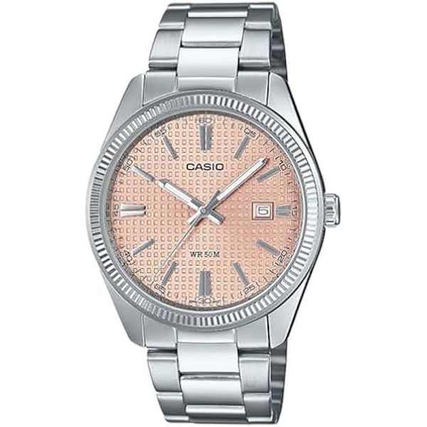 CASIO Collection Watch Mod. Date-Golf Ball DIAL - Rosa - Läder - Kvarts - Analog - Dam Rosa