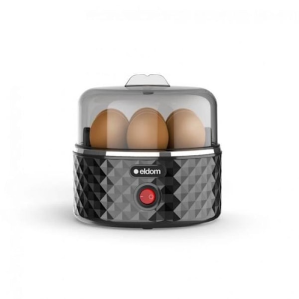 ELDOM EGGO - Munankeitin - 1-7 munaa - 380 W - säädettävä kypsennysaste sort
