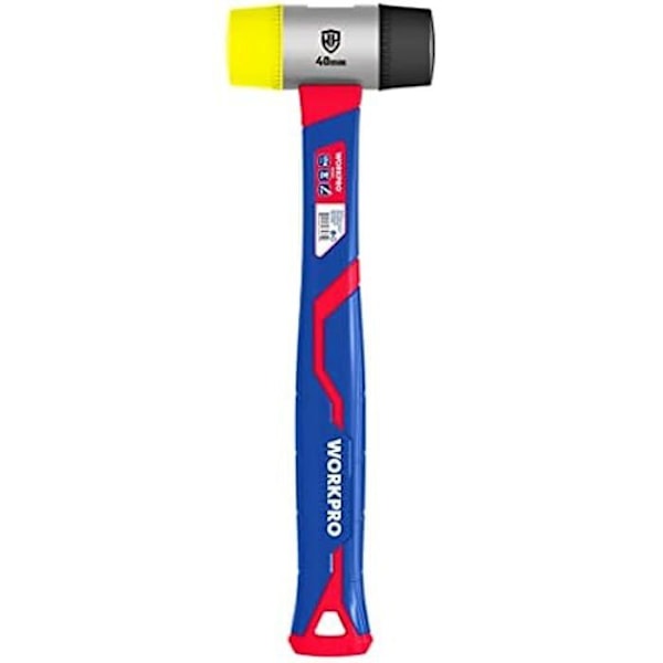 Kaksipuolinen vasara - WORKPRO - 40 mm - Seosteräs - Ergonominen kahva - Saksalainen tyyli