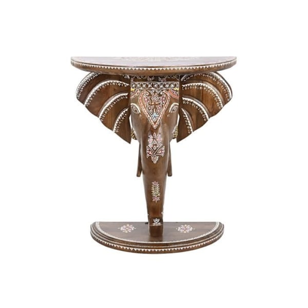 Sidebord - Flerfarvet mangotræ - Højde 78 cm
