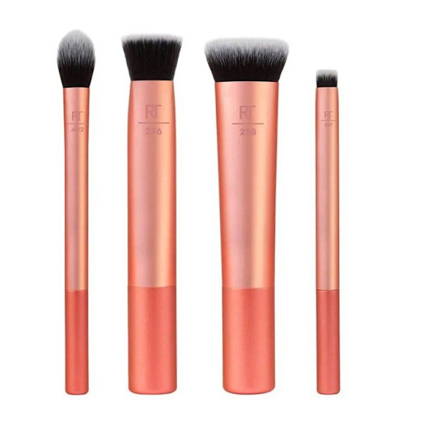 Makeup penselsæt - Real Techniques - Face Base Set - 4 dele - Hvid farve