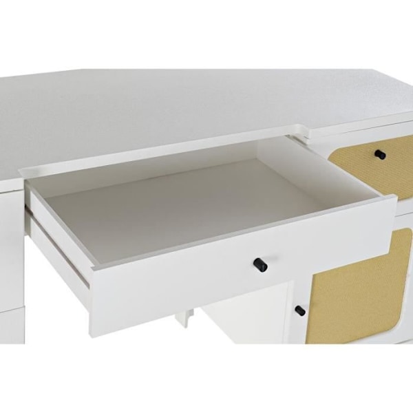 skrivebord i rattangran (140 x 50 x 76 cm)