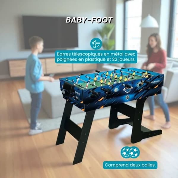 DEVESSPORT - 4 in 1 urheiluareenan monipelit Blå ; Sort