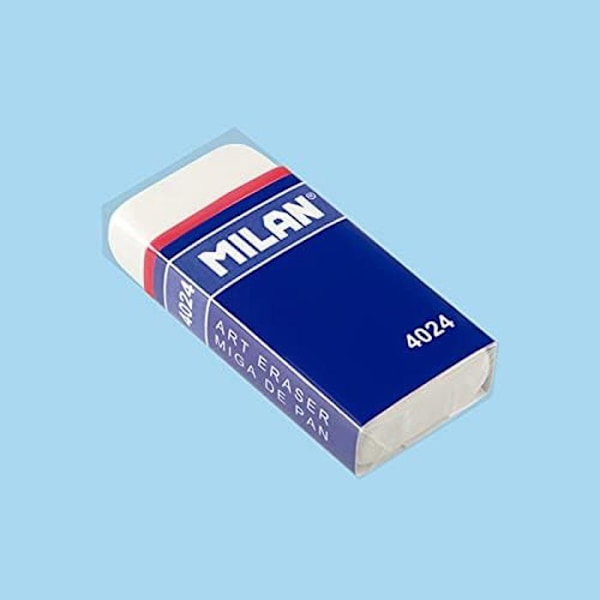 Brödsmulask - MILAN - CNM4024-10 - Flexibel kartong - Vit färg - Kontor Vit