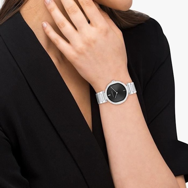 Dameur - CALVIN KLEIN - 242041 - Grå Stål - Quartz - Analogisk Grå