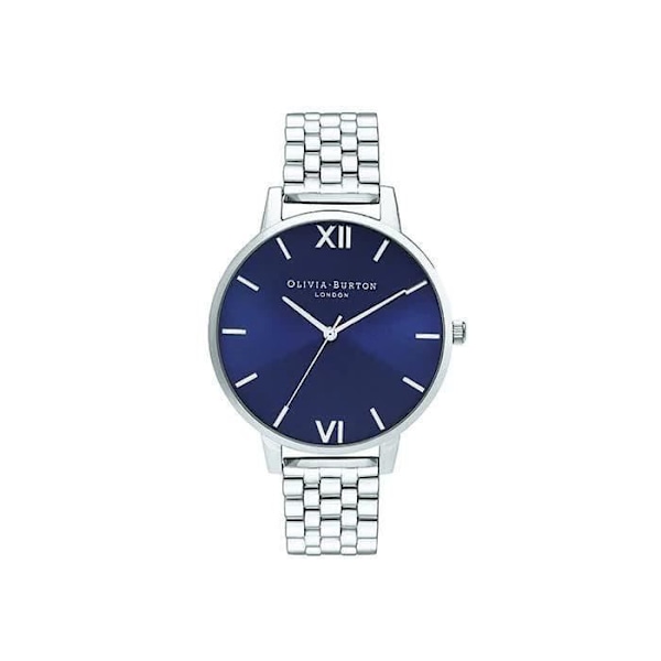 Dameur - Olivia Burton - OB16SH09 - Læder og rustfrit stål - Urskive 34 mm - Kvarts