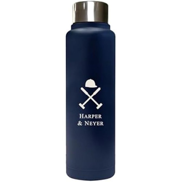 Isolering flaske - SAFTA - HARPER & NEYER - Rustfrit stål - 500 ml - 6 timer varmt, 12 timer koldt marinblå