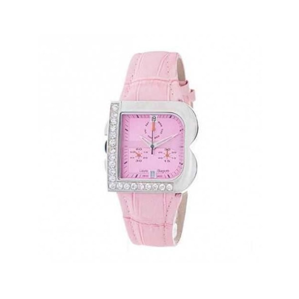 Dameur - Laura Biagiotti - LB0002L-RS - Kvarts - Læder - Ø 33 mm Rosa