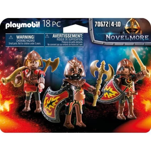 PLAYMOBIL - 70672 - 3 Burnham Raiders -hävittäjää Multifarvet