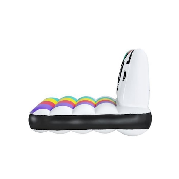 Pool air mattress - BESTWAY - Polaroid - White and multicolored Flerfärgad