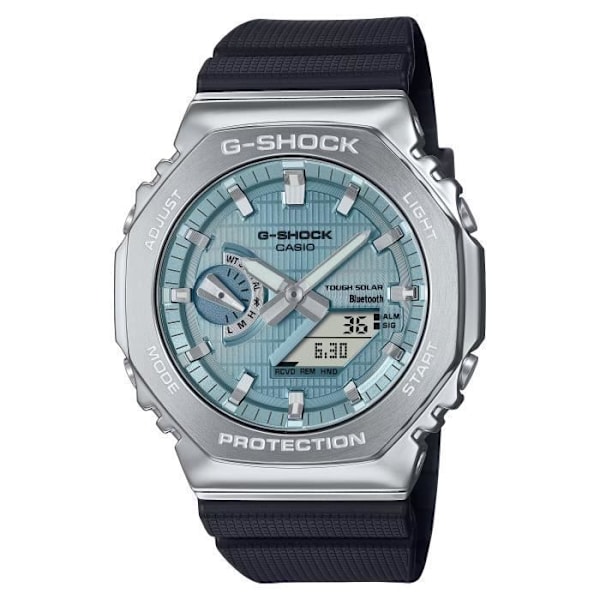 Casio Watch - Herr - GBM-2100A-1A2ER - Vattentät 20 Atm - Dubbel skärm - Svart plastrem Svart