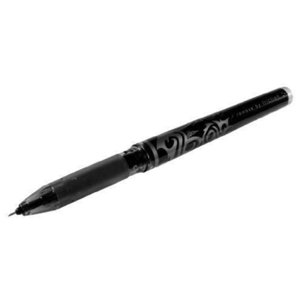 Pilot 399213 rullekuglepen med viskelæder, fin Hitec spids, sort, pakke med 12