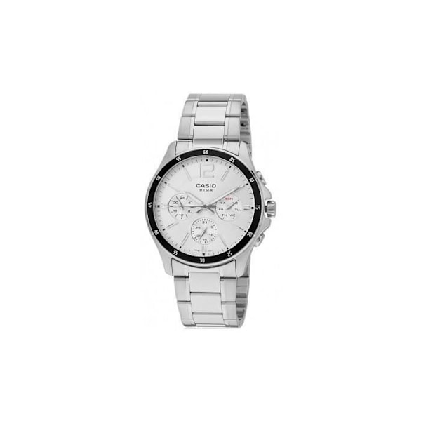 Kello - MTP - MTP-1374D-7 - Mineraalilasi - Kronografi - Hopea Silver