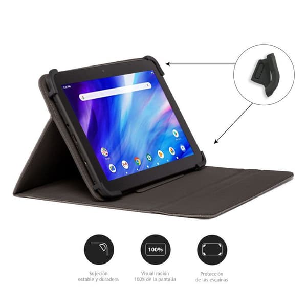 BÆRBAR OG TABLET, Tilbehør til tablet og e-bog, Etuier til tablet, Etui til tablet Nilox Basic 10 1 Gr