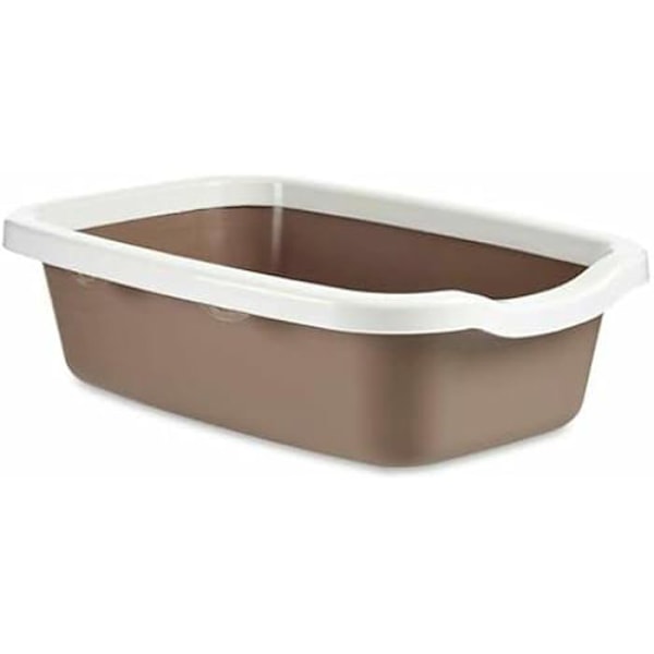 Kattsand - Ej specificerat - 38 x 16 x 58,5 cm - Plast - 11 enheter - Vit Beige Vit