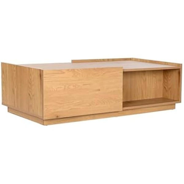 Soffbord - HOME ESPRIT - Rektangulärt - MDF ek - 120 x 60 x 35 cm - Flerfärgad Flerfärgad