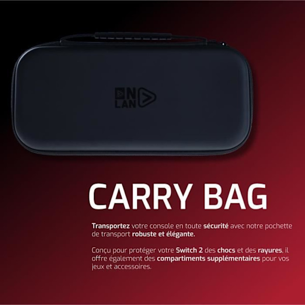 Skyddsväska och transport - ONLAN - Nintendo Switch 2 - Svart Svart