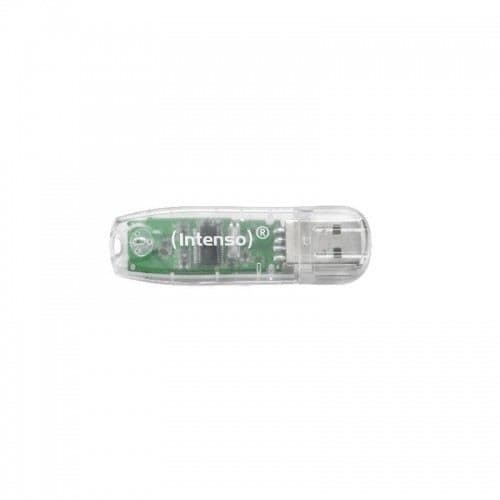 Intenso Rainbow USB-flashdrev 32GB gennemsigtig