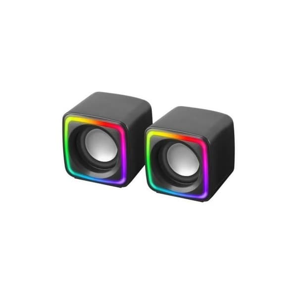 PC-højttalere - MARS GAMING - MSCUBE - 8W - Baggrundsbelyst - USB