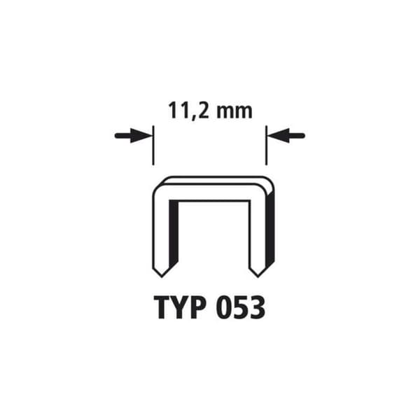 2000 stora häftklamrar typ 053 Wolfcraft 7026000