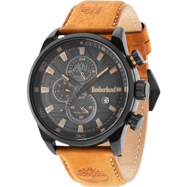 Ur - TIMBERLAND - TBL14816JLB-02 - Chronograf - Læder - Vandmodstandsdygtighed 30 Atm Orange