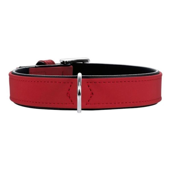 Hundefoder - HUNTER - Softie - Rød - 32-40 cm - Holdbart kunstlæder