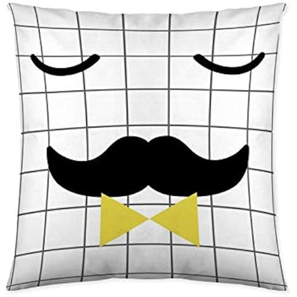 Kuddfodral - Couture - Funny Brush - 50 x 50 cm - Flerfärgad - Inomhus Flerfärgad