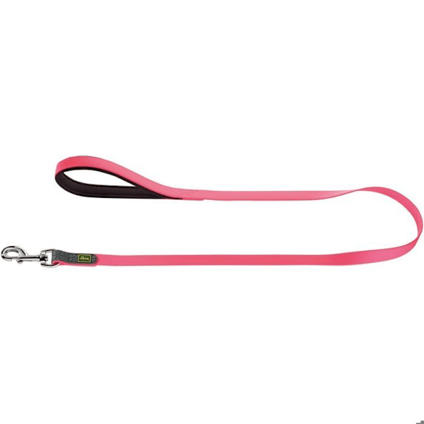 Koira hihna - Hunter - Kätevä - Neonpinku - Moniasentoinen - Muovi neon pink