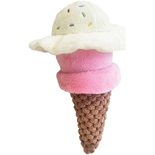 Blødt legetøj til hund - GLORIA - Gloicecream - Mini - Polyester - EVA gummi - Ismønster