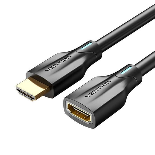 HDMI 2.1 - VENTION - AHBBF - 8K 60 Hz - 4K 120 Hz - 1 m Sort