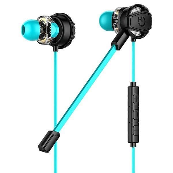 Gaming Headset - Hiditec - GHE010002 - Sort Blå - Kablet - Indbygget mikrofon - 1,5 m