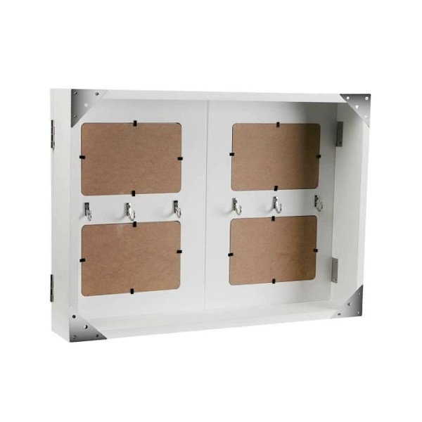 versa nøgleskab sort træ (8,5 x 33 x 46 cm)
