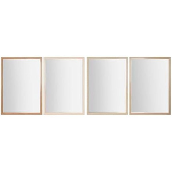 Väggspeglar - HOME ESPRIT - Set om 4 - Polystyren - Flerfärgad - 66 x 92 cm Flerfärgad