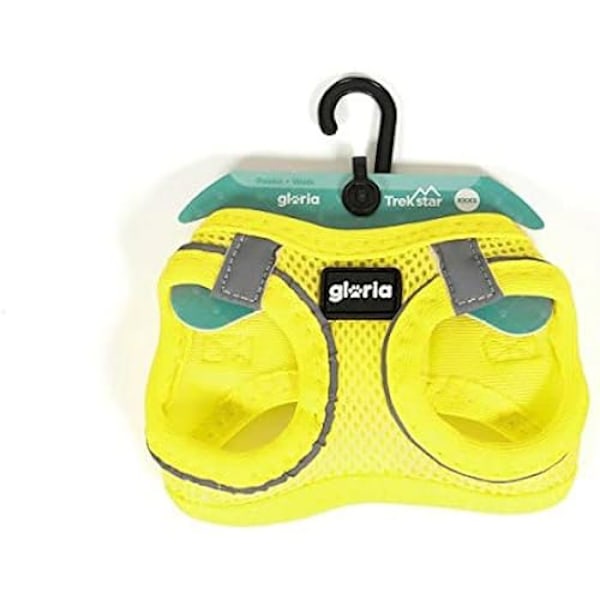 Koiran valjaat - GLORIA - Trek Star - Keltainen - Koko XXXS - 18-20 cm Gul