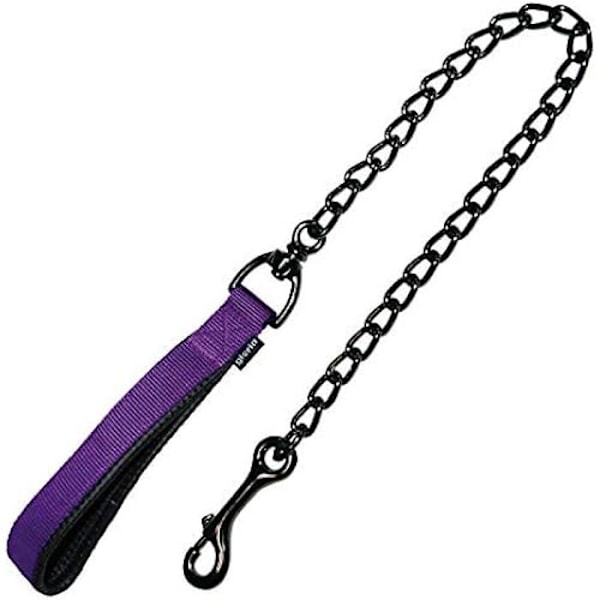 Kædebelte - GLORIA - Klassisk - Sort - Komfortabel - Holdbar - Mellem Hund Lila