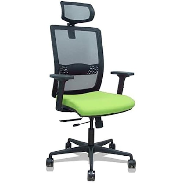 Chaise Haches - PIQUERAS JA CRESPO - Bali Pistache Kangas - Suuri Koko - Säädettävä - Nykytaidemuotoilu Pistasch