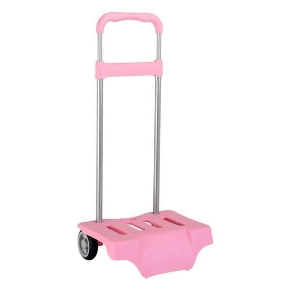 "Vagn för ryggsäck - Safta - Rosa - Kapacitet 23L - 2 hjul - Sportig design" Svart