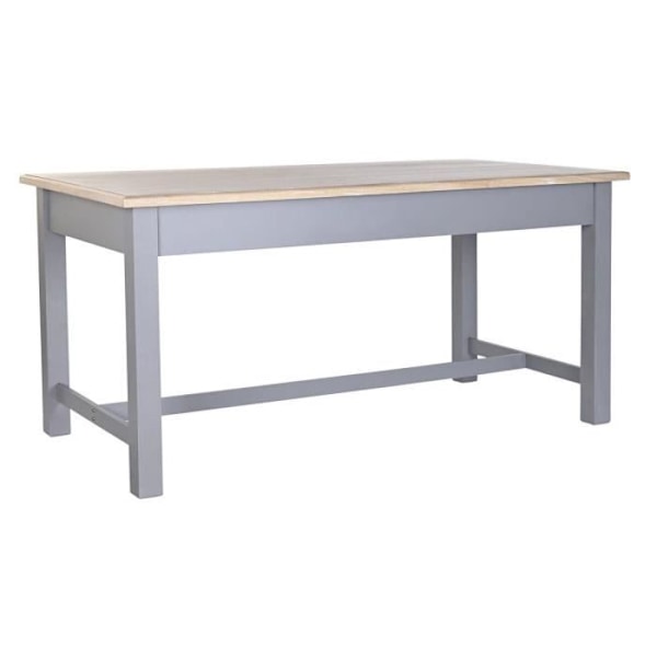 harmaa mdf-puinen ruokapöytä (161,5 x 81,5 x 78 cm)