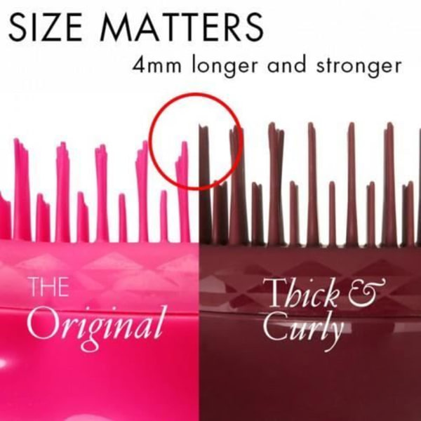 Irrotusharja paksuille hiuksille - Tangle Teezer - paksu ja kihara - salsanpunainen Röd salsa