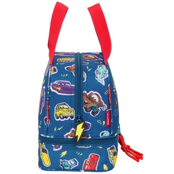 Sac Goûter - Biler Racing - 20 CM - 1 rum - Dobbelt håndtag - Unisex