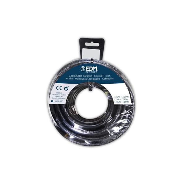 Svart akrylspole 4x1,5mm 15mts.
