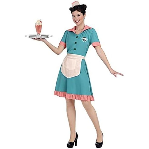 50'er servitrice kostume - MY OTHER ME - Voksen kvinde - Retro - Flere størrelser
