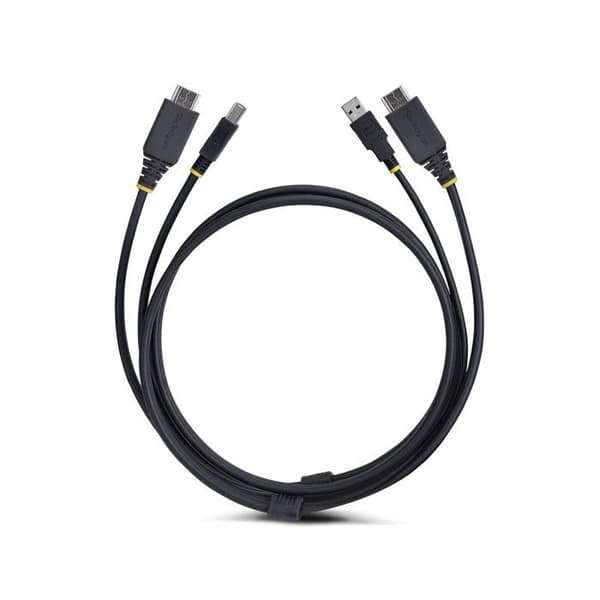 KVM HDMI-kabel - STARTECH.COM - 1,8m - 4K 60Hz - USB 5Gbps - Sort