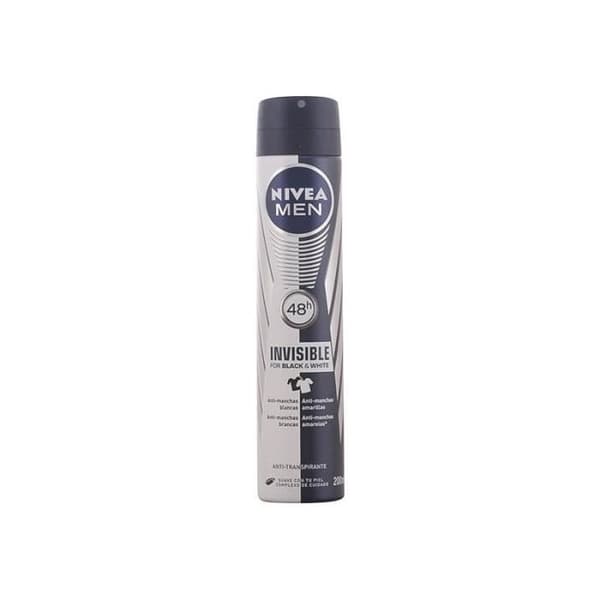 Deodorant - Nivea - MEN INVISIBLE - 200 ml - Uden alkohol - Spray