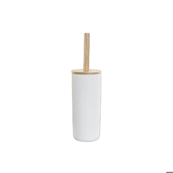 DKD Home Decor kivitavarainen wc-harja vit/naturlig
