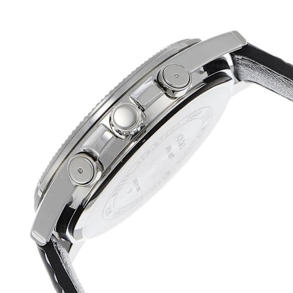 Ur - Casio - MTP-1375L-1AVDF - Quartz - Kalveskind - 42 mm Sort Sort, Sølv